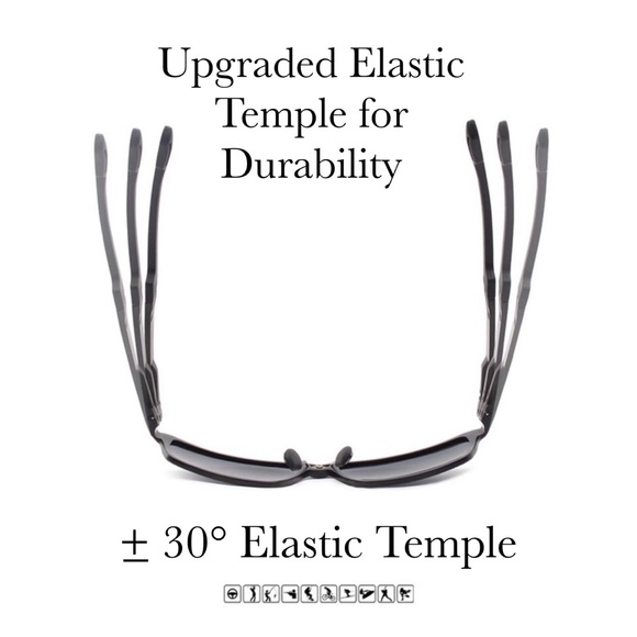 KINGSEVEN Retro Rimless Blue Mirrored Polarized Sunglasses - Picture 3 of 16